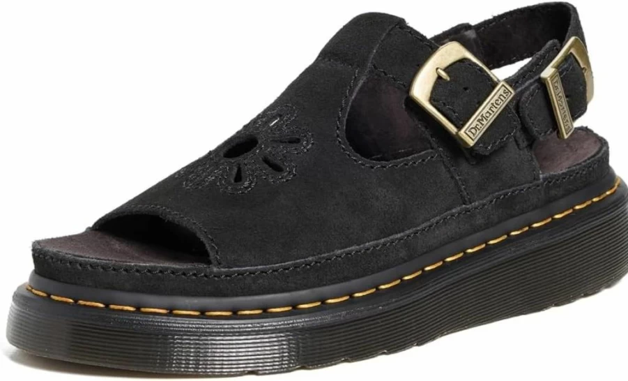 Dr. Martens Dunnet Flower Sandals for Men & Women - Unisex Adult Comfortable Footwear