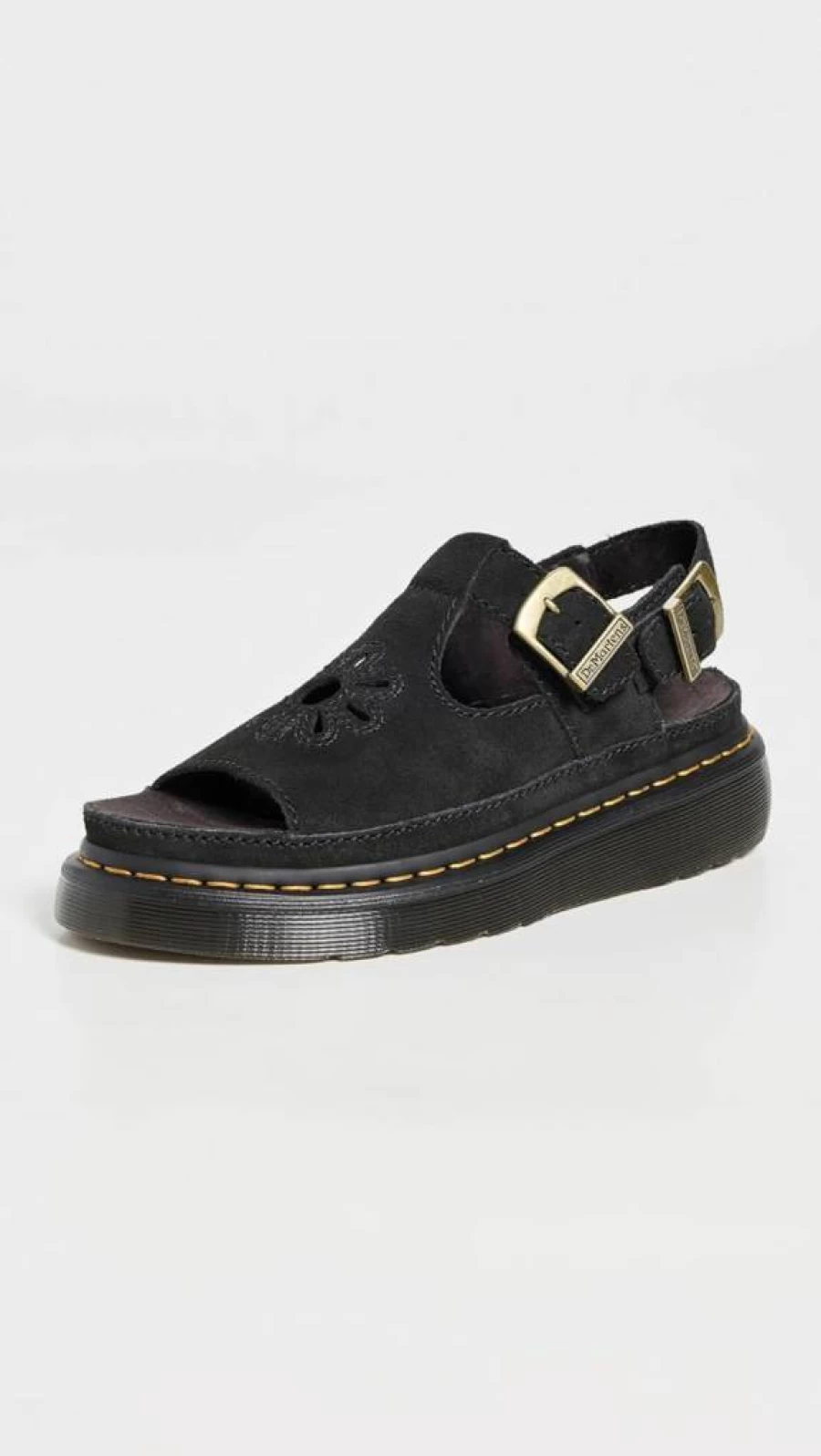 Dr. Martens Dunnet Flower Sandals for Men & Women - Unisex Adult Comfortable Footwear