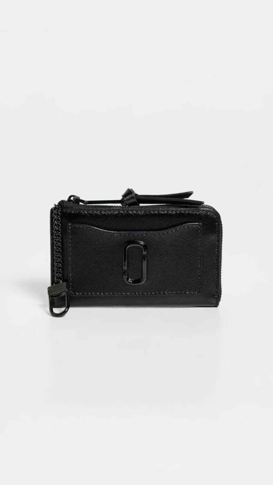 Marc Jacobs The Snapshot Women's Top Zip Multi Wallet in Black - Stylish Compact Crossbody Bag