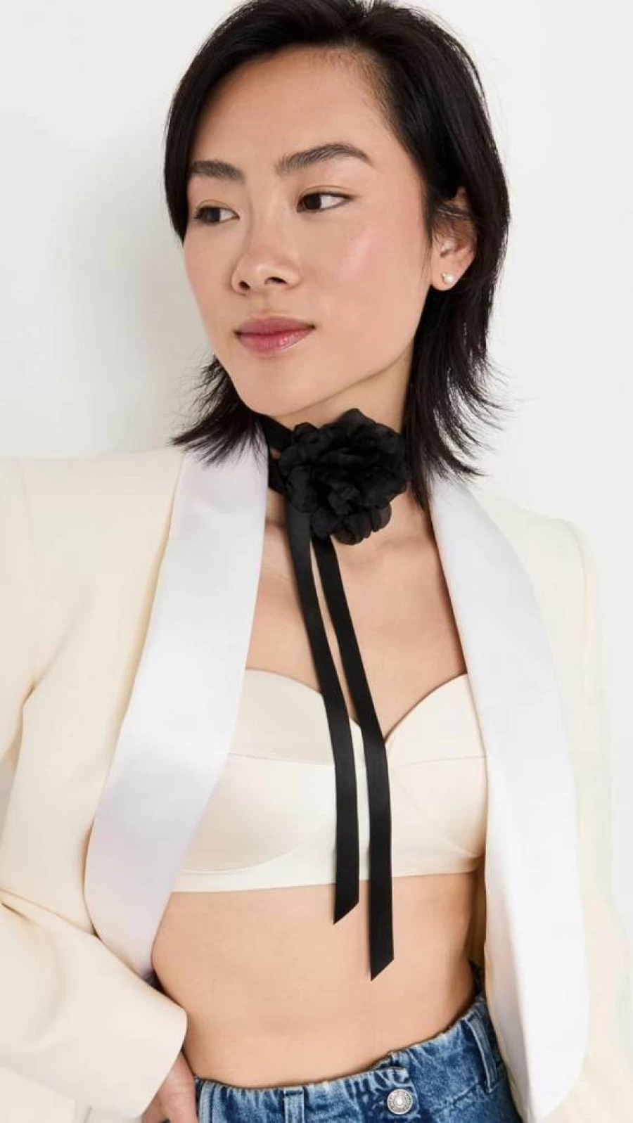 Jennifer Behr Anelise Silk Ribbon Hair Bow - Women's Elegant Hair Accessory for Special Occasions
