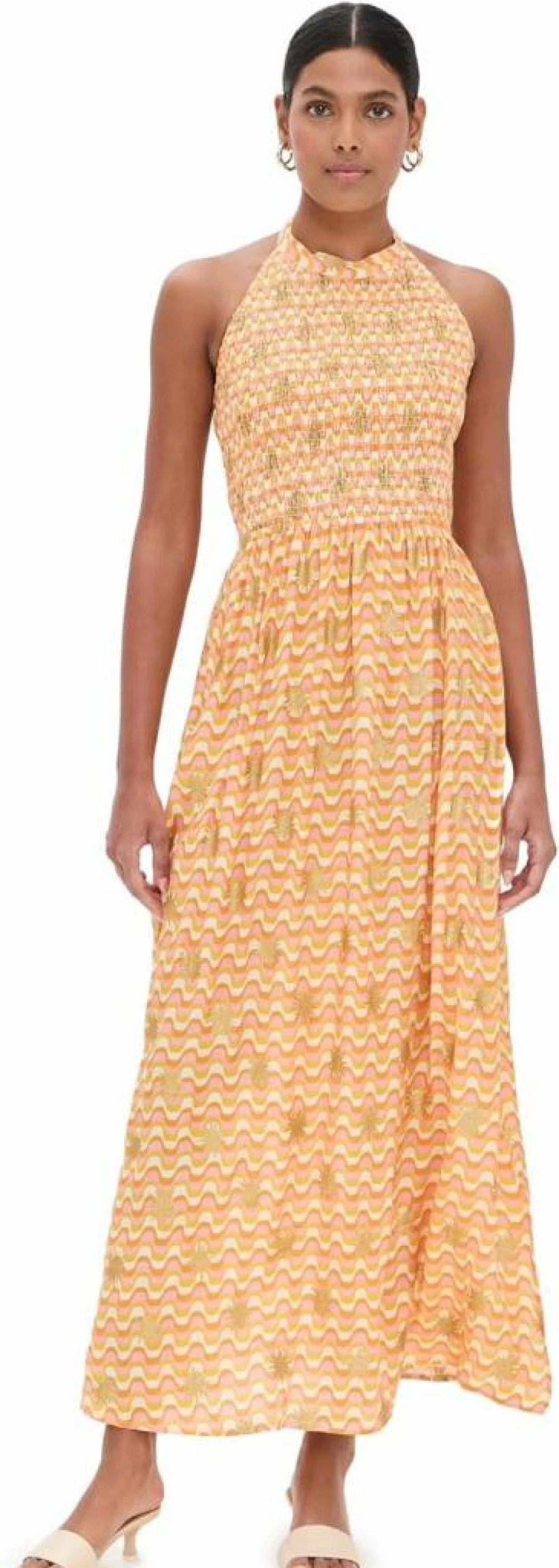 SUNDRESS Women's Luce Summer Dress - Elegant Flowy Boho Chic Maxi Dress for Women