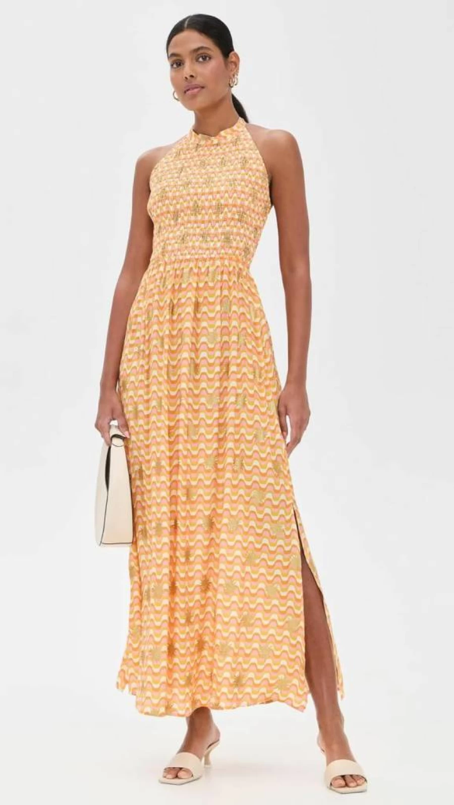 SUNDRESS Women's Luce Summer Dress - Elegant Flowy Boho Chic Maxi Dress for Women