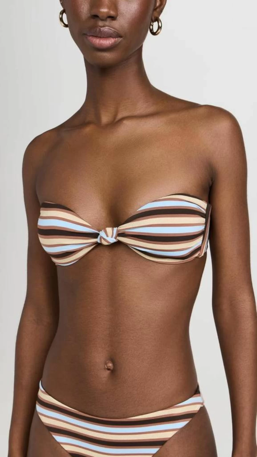 Ramy Brook Women's Striped Margaux Bikini Top | Stylish Swimwear for Women