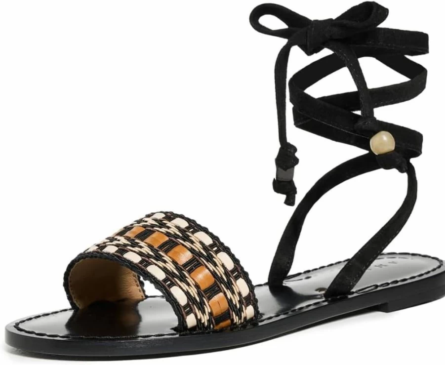 Amanu Women's Tana Comfortable Leather Sandals – Stylish Summer Footwear for Casual Outings