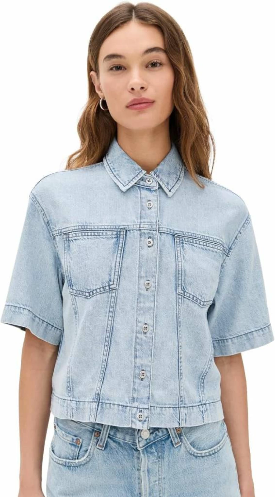 Rag & Bone Women's Ultra Lightweight Abby Top - Featherweight Comfort & Style