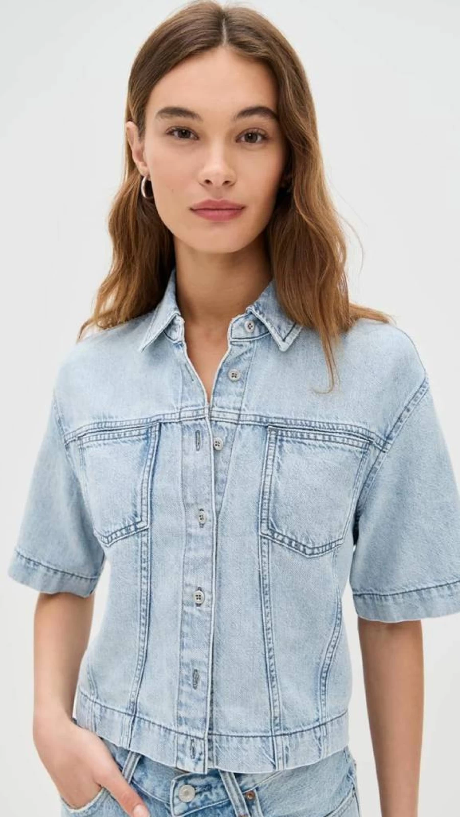 Rag & Bone Women's Ultra Lightweight Abby Top - Featherweight Comfort & Style
