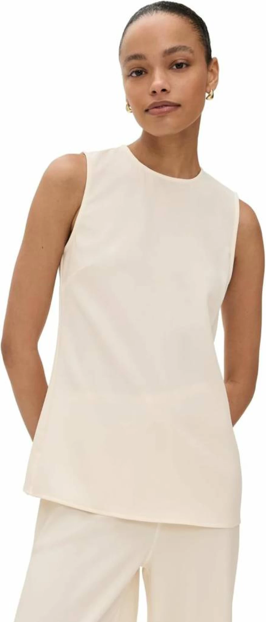 STAUD Bronte Tunic for Women - Classic Casual Top with Modern Style