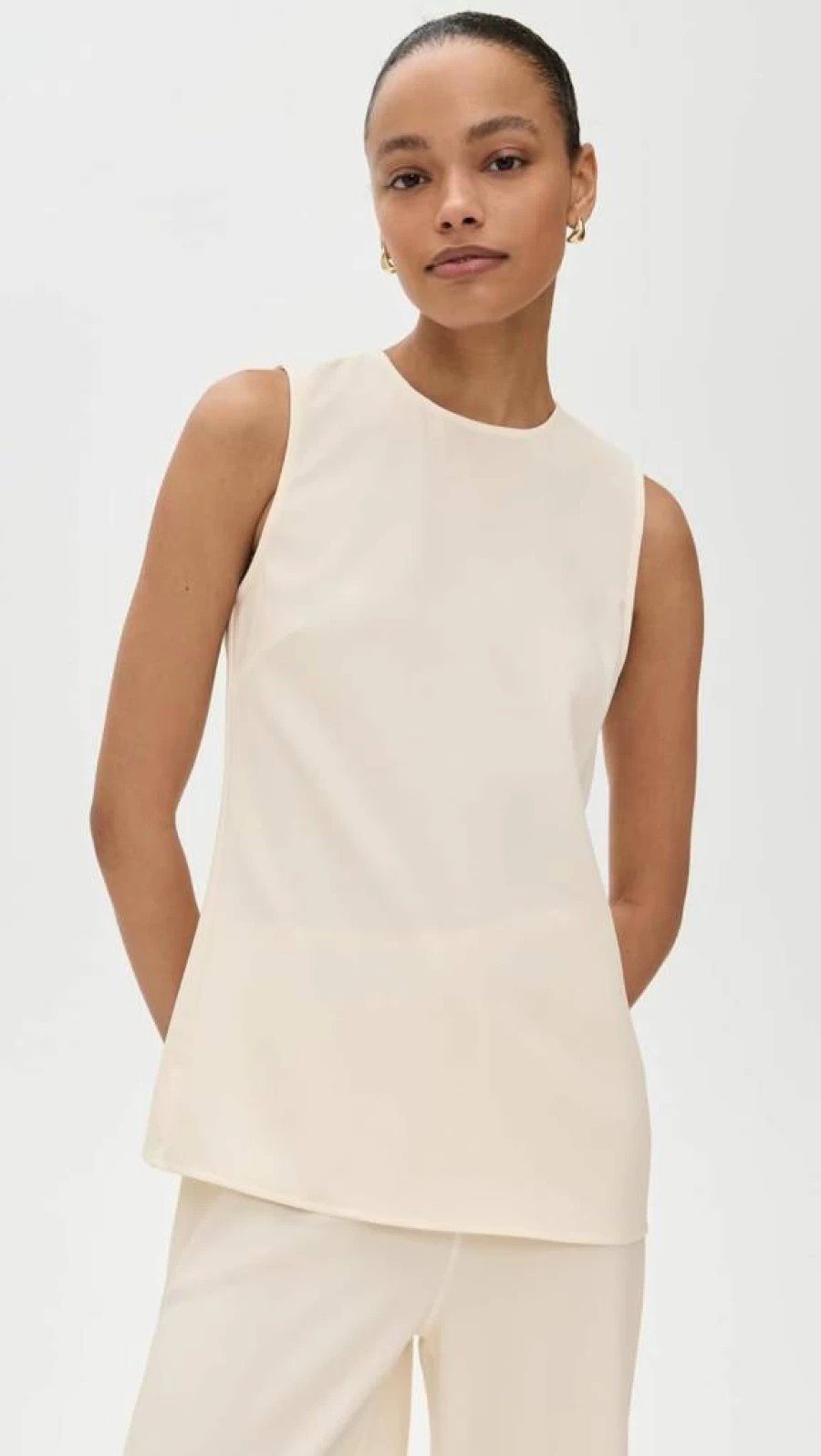 STAUD Bronte Tunic for Women - Classic Casual Top with Modern Style