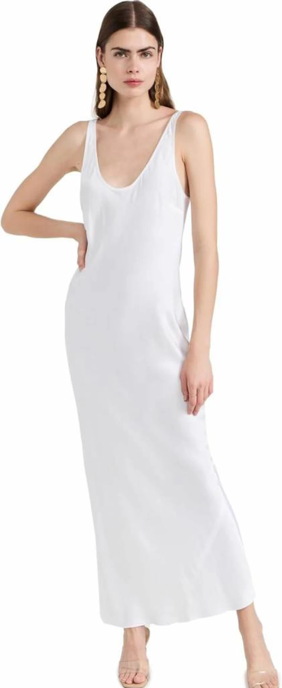 L'AGENCE Women's Akiya Sleeveless Tank Dress - Elegant Casual Summer Dress