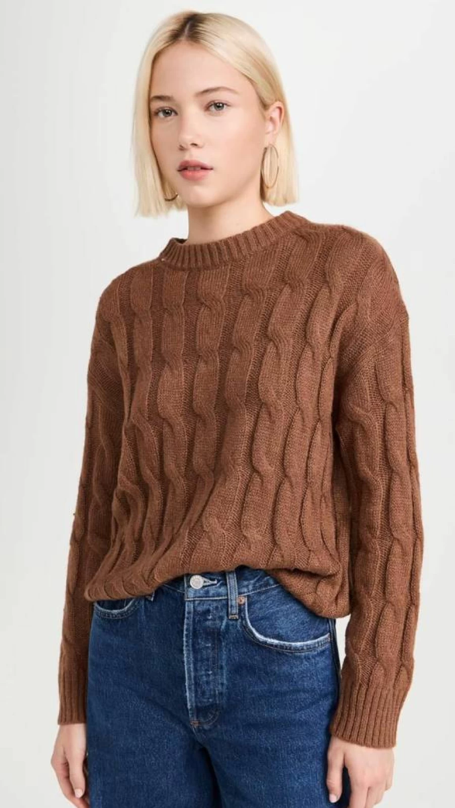 NIA Women's Ariana Knit Sweater - Soft Casual Pullover for Women