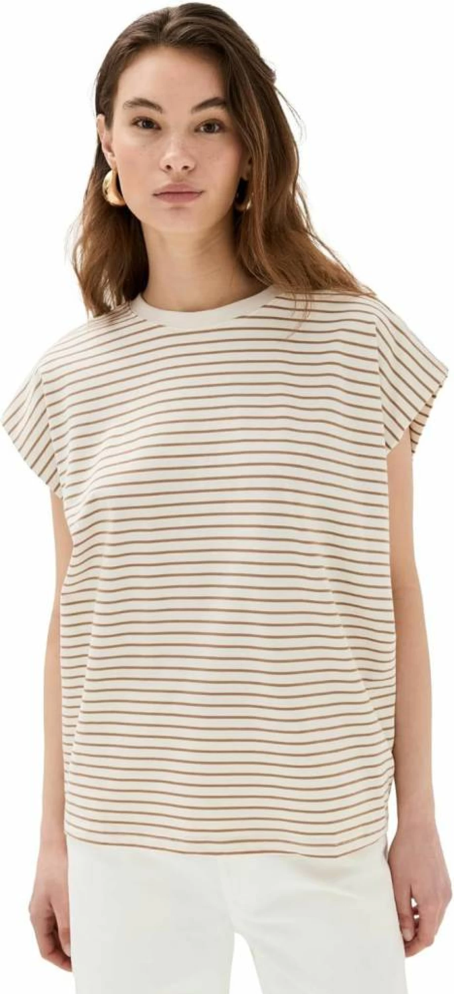 Pistola Denim Women's Trina Muscle Tee - Stretch Denim Short Sleeve Top for Women