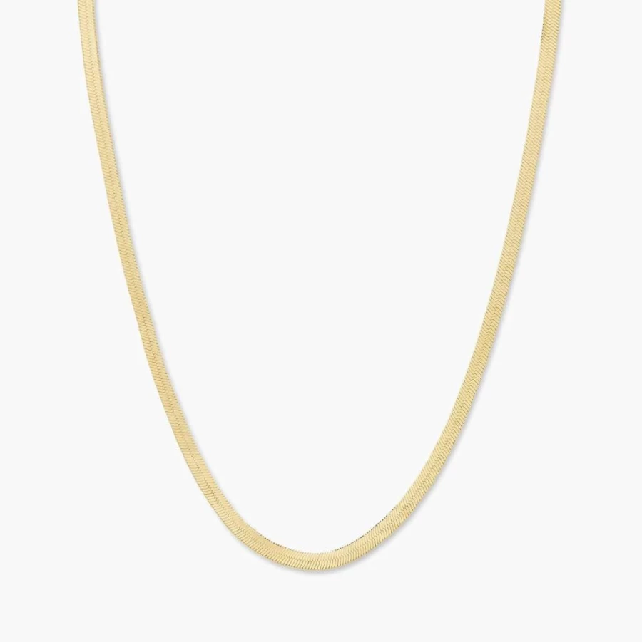 Gorjana Venice Necklace for Women - Elegant Gold Layered Chain Pendant