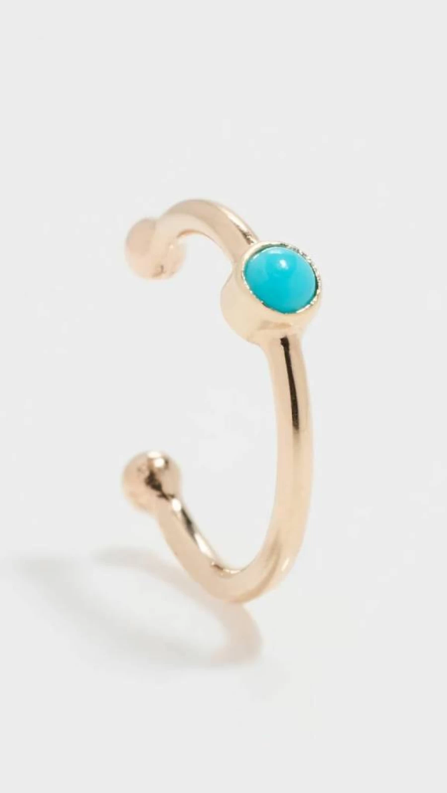 ZOE CHICCO 14K Gold Ear Cuff for Women - Minimalist Cartilage Hoop Earring - Dainty Helix Cuff Jewelry