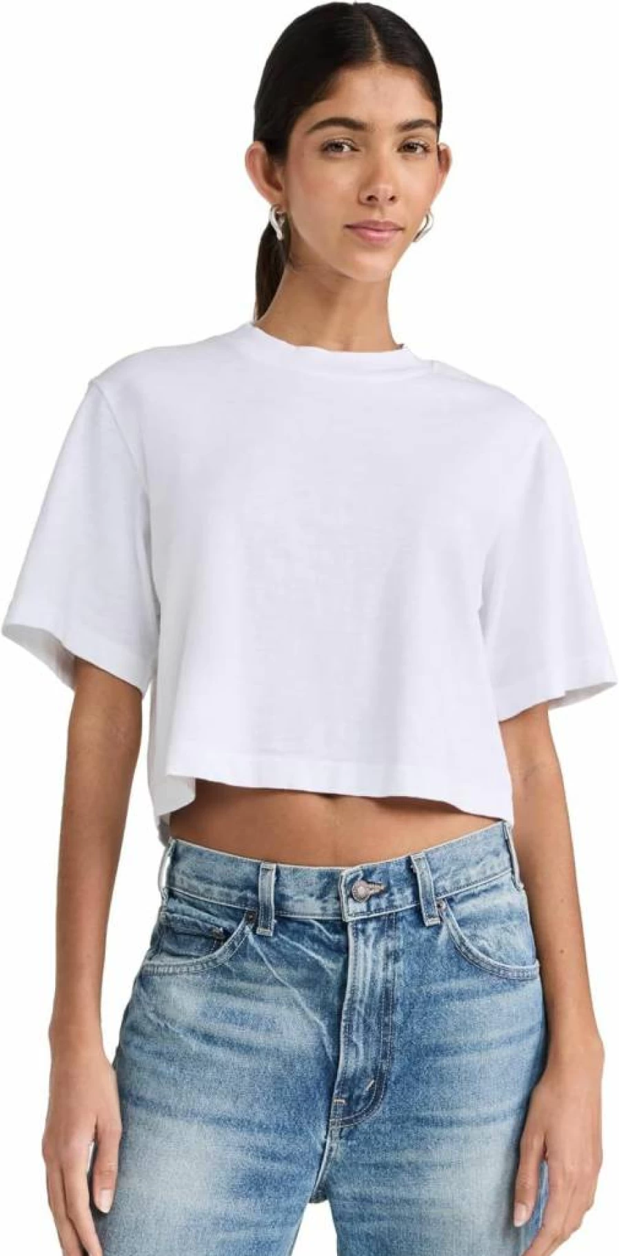 Cotton Citizen Women's Tokyo Crop Tee - Stylish Short Sleeve T-Shirt