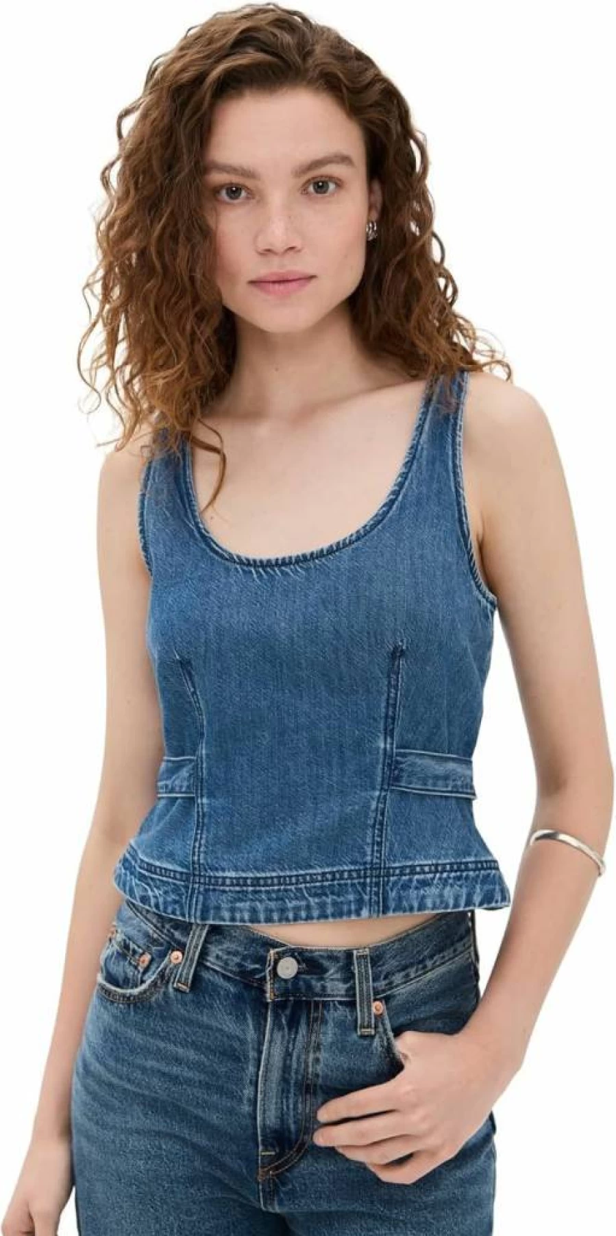 Rag & Bone Women's Estelle Ultra Lightweight Top | Featherweight Comfort & Style