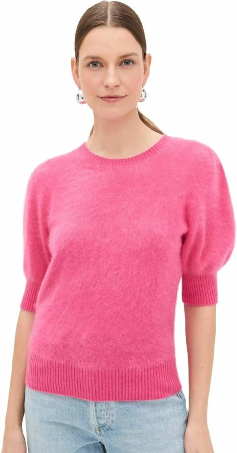 PAIGE Women's Gladiolus Cashmere Sweater | Soft Luxury Knitwear | Premium Winter Pullover