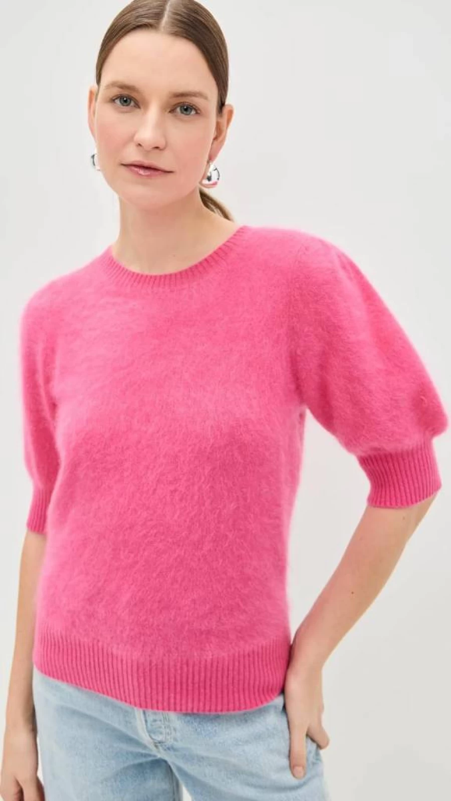 PAIGE Women's Gladiolus Cashmere Sweater | Soft Luxury Knitwear | Premium Winter Pullover