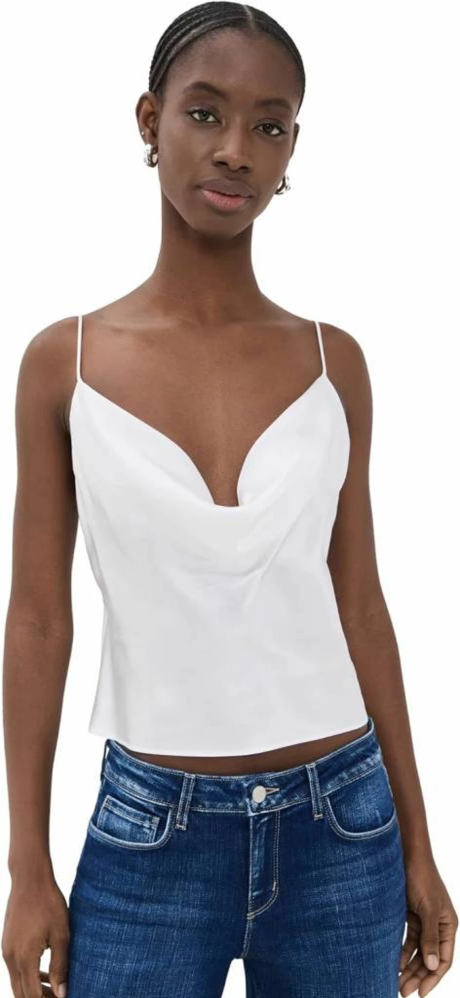 L'AGENCE Women's Calista Cowl Neck Cami Top - Elegant Feminine Blouse
