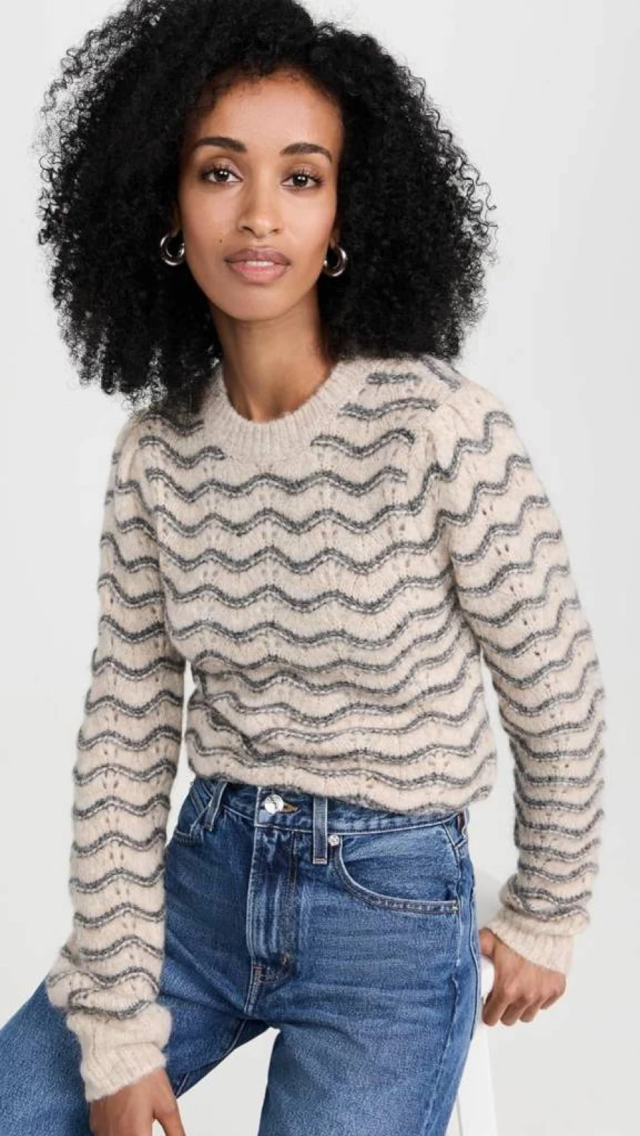 ASTR the Label Jaylani Women's Knit Sweater - Soft Casual Pullover Top
