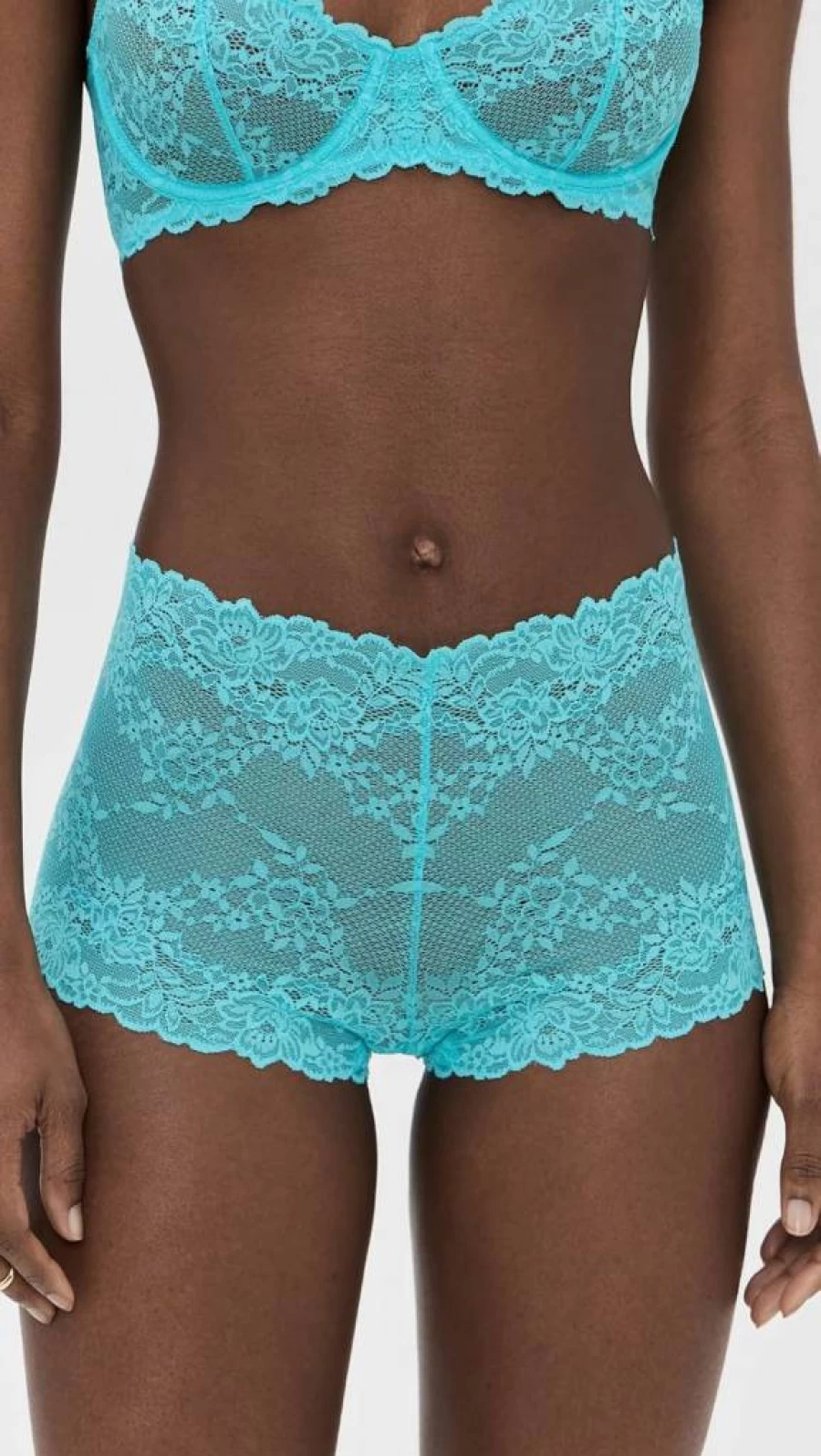 Natori Women's Heavenly Lace Boyshort Panties - Comfortable Lingerie Underwear
