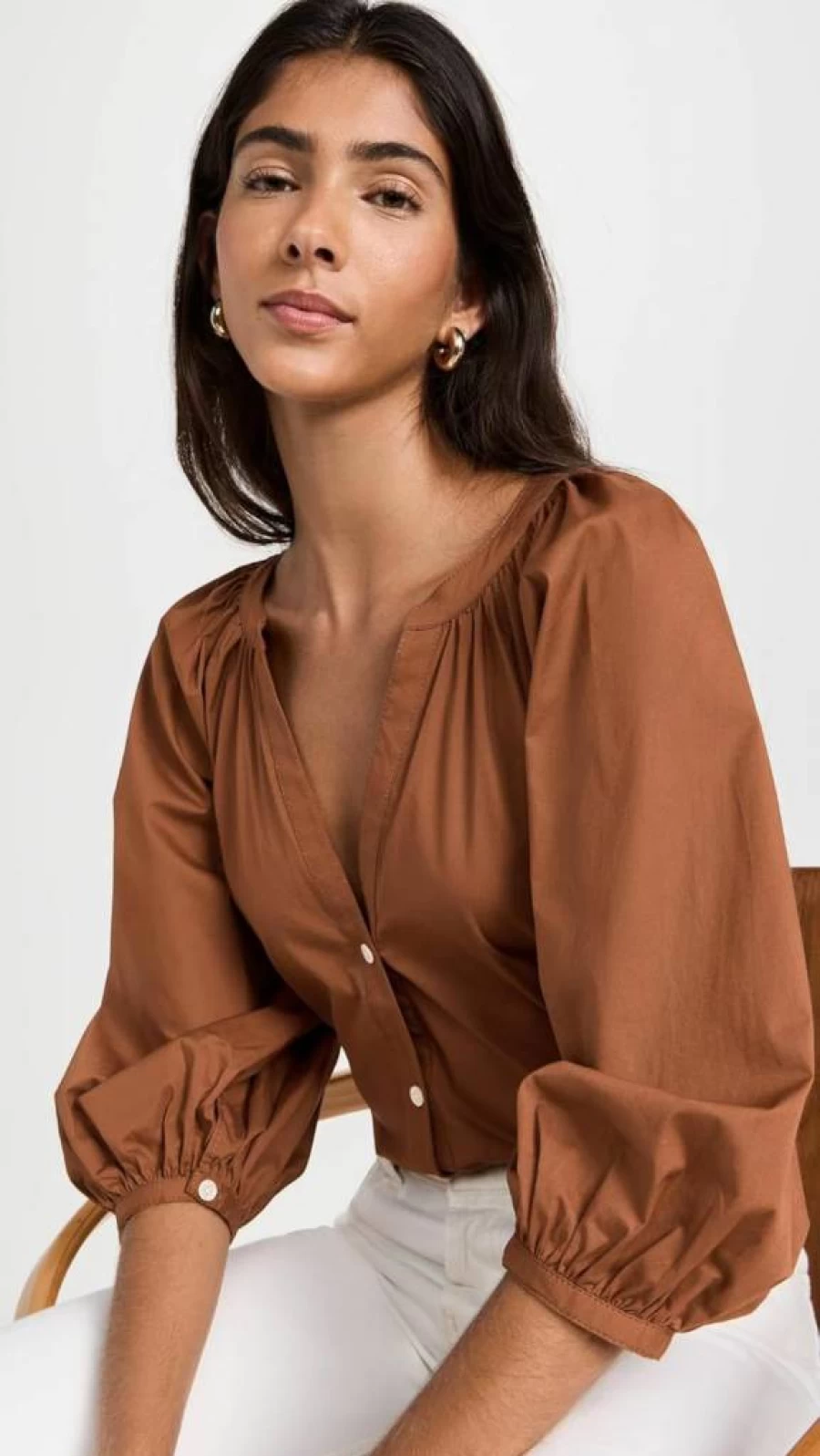STAUD Women's Dill Top - Stylish Blouse for Women