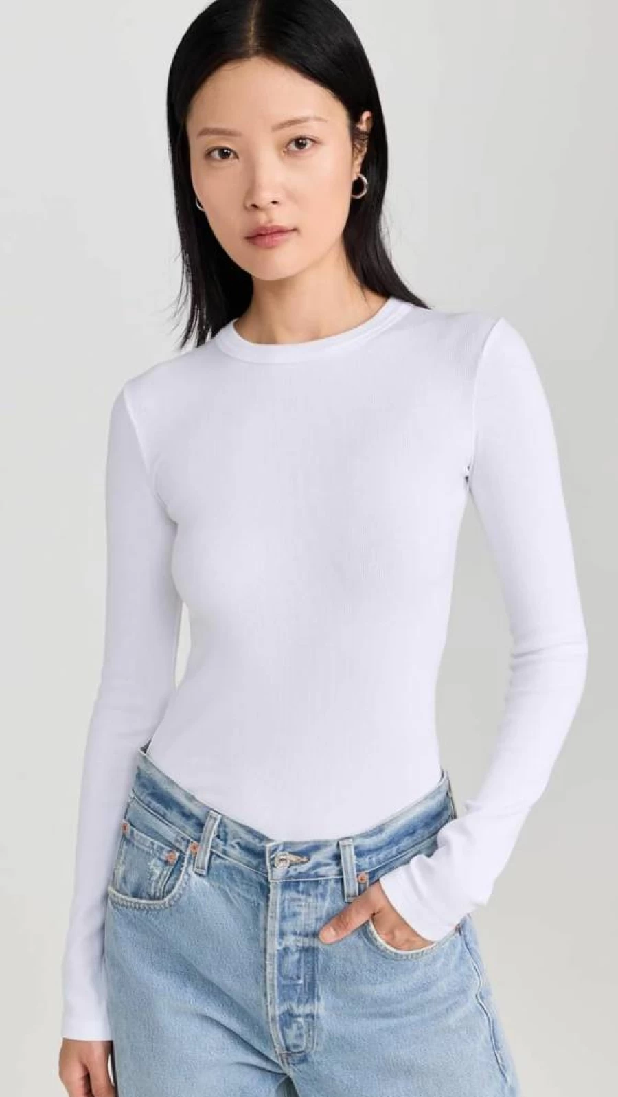 Cotton Citizen Women's Verona Crew Neck T-Shirt - Soft Casual Short Sleeve Top