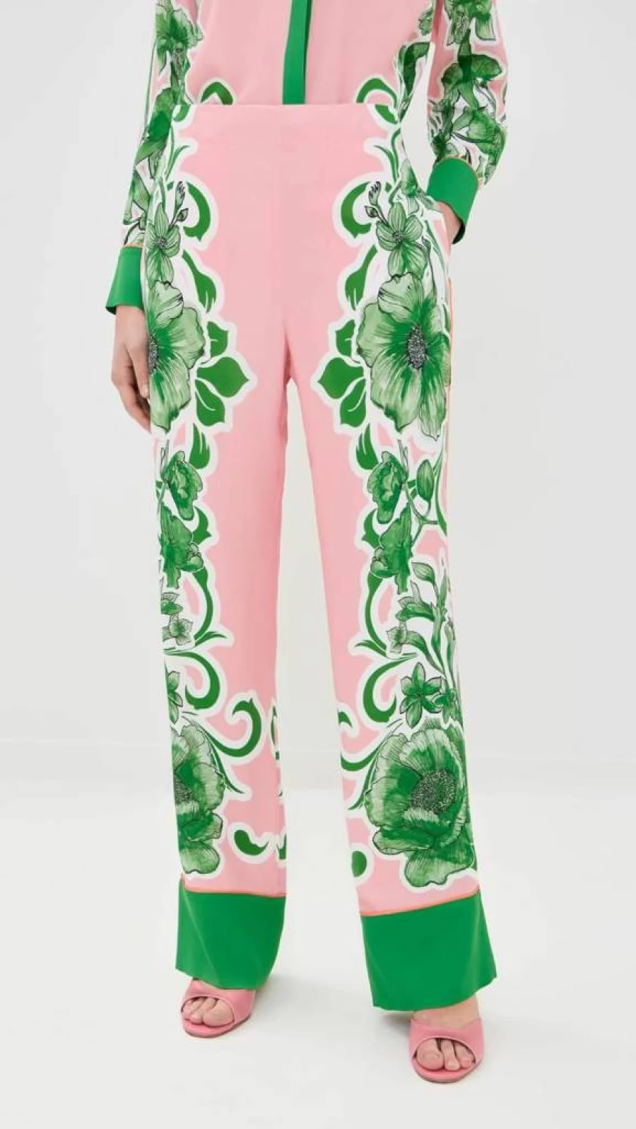 Borgo de Nor Women's Havana Trousers - High-Waisted Summer Linen Pants for Casual Comfort