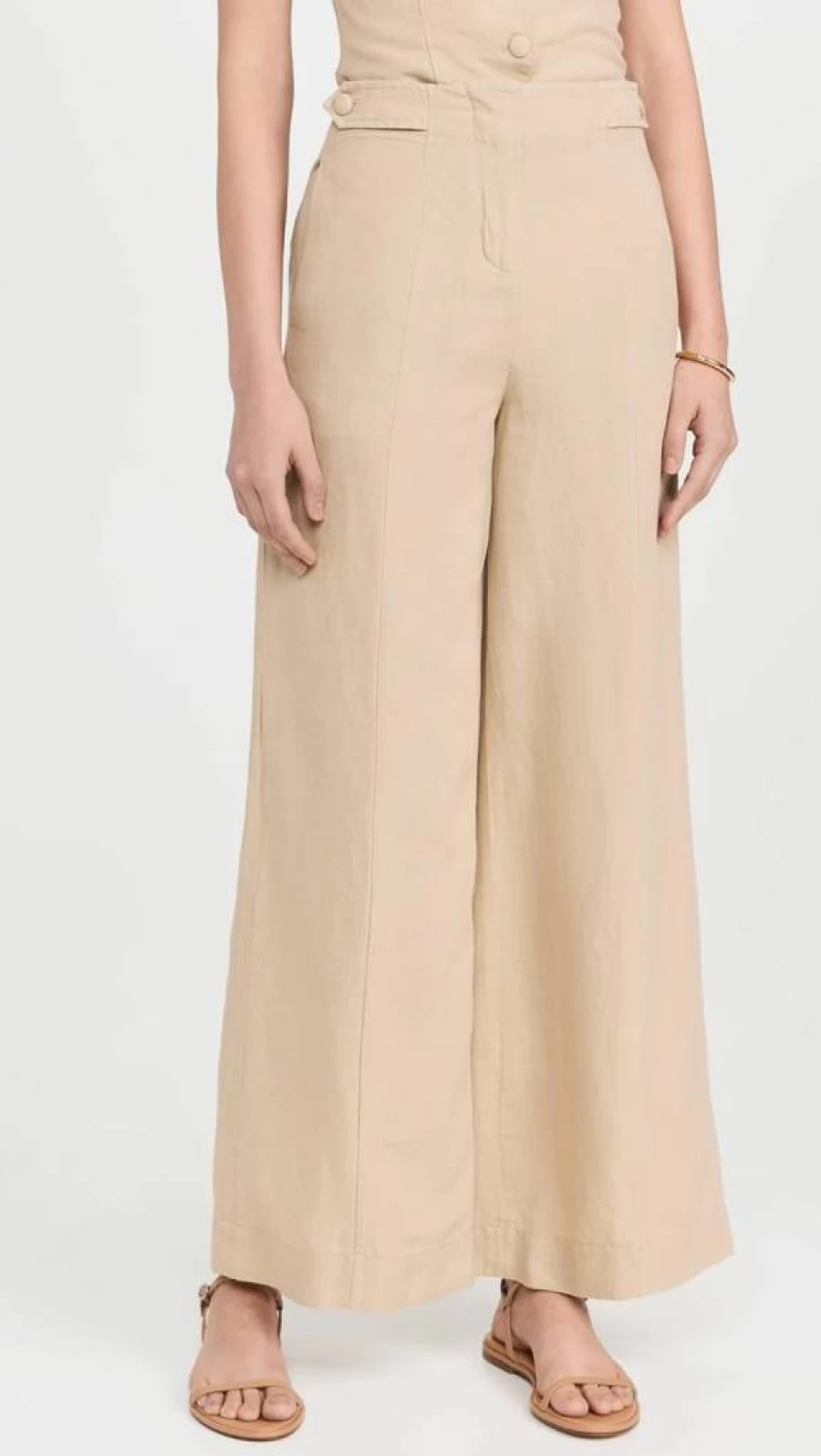 Onia Women's Airy Linen Palazzo Pants - Breathable Wide-Leg Comfort for Summer