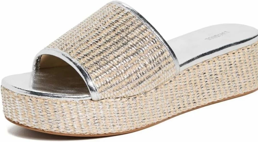 L'AGENCE Women's Inaya Leather Sandals – Stylish Comfort for Summer