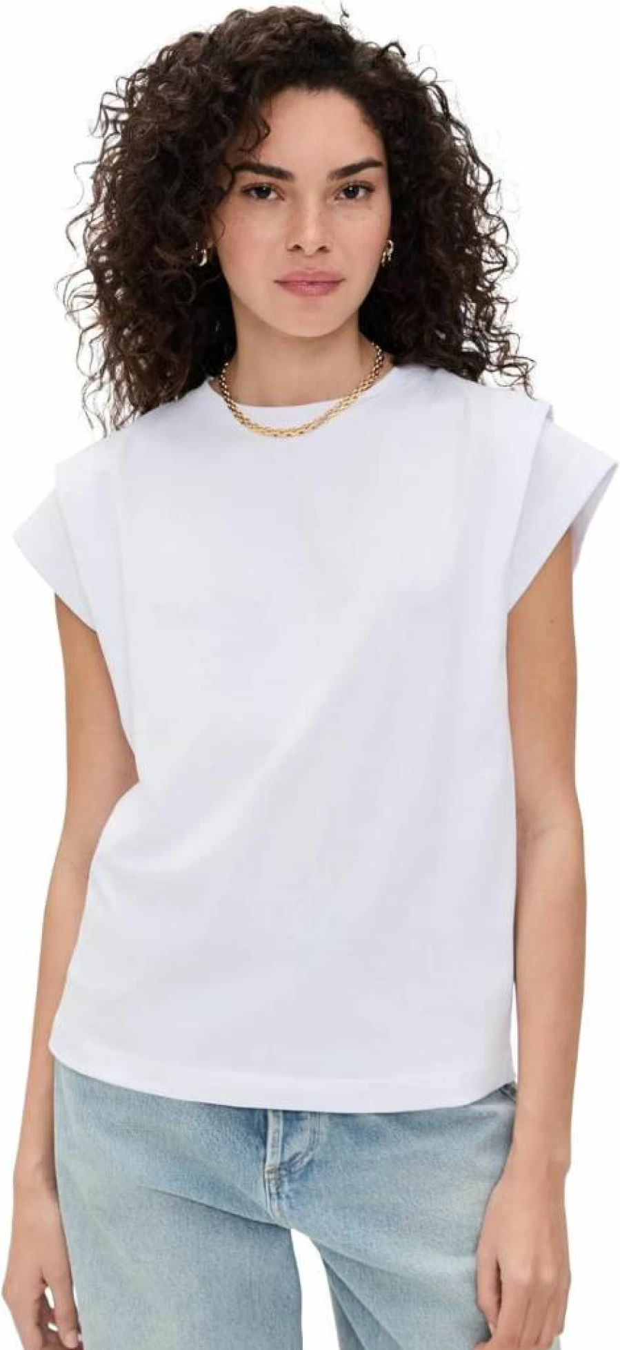 ba&sh Women's Pio Short Sleeve T-Shirt | Casual Cotton Top