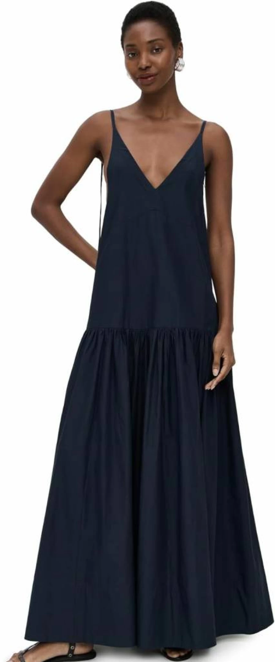 Lee Mathews Women's Gene Maxi Dress - Elegant Long Flowy Boho Summer Dress