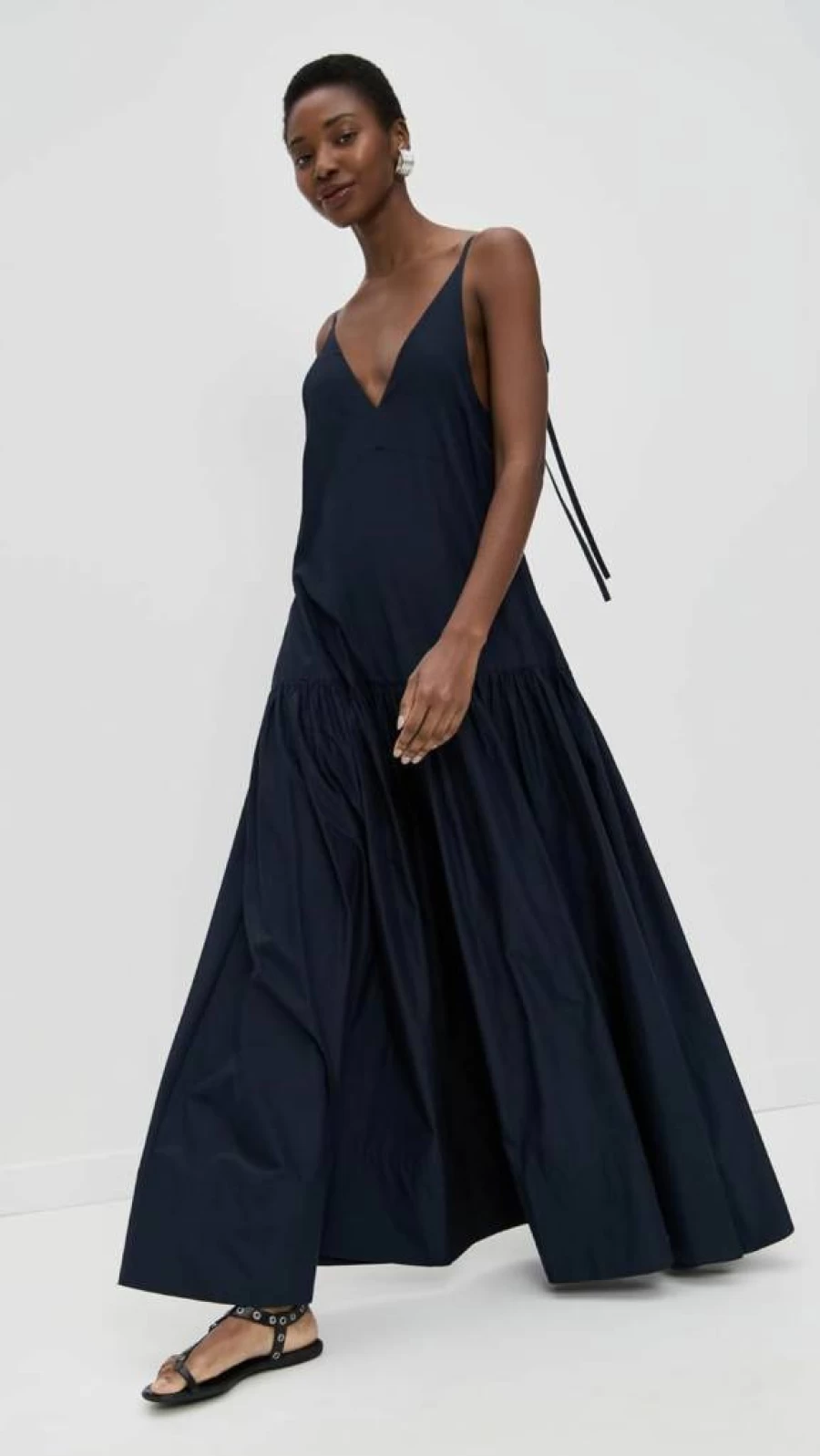 Lee Mathews Women's Gene Maxi Dress - Elegant Long Flowy Boho Summer Dress