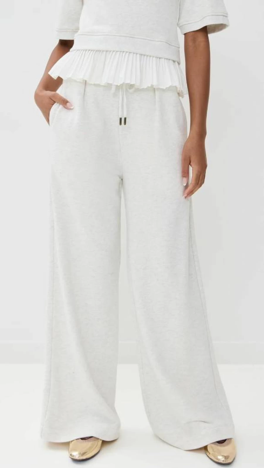 Ulla Johnson Women's Clarke High-Waisted Wide-Leg Pants - Boho Chic Linen Trousers for Women