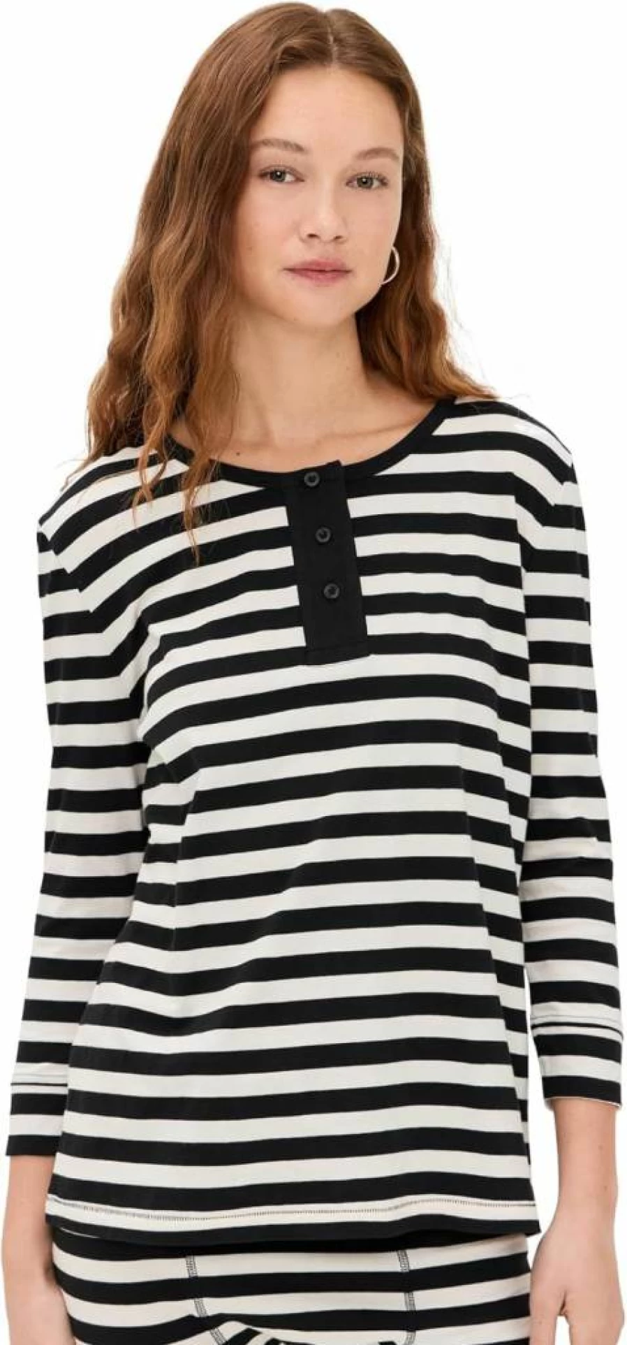 THE GREAT Women's Sleep Henley Nightshirt - Soft Comfortable Sleepwear