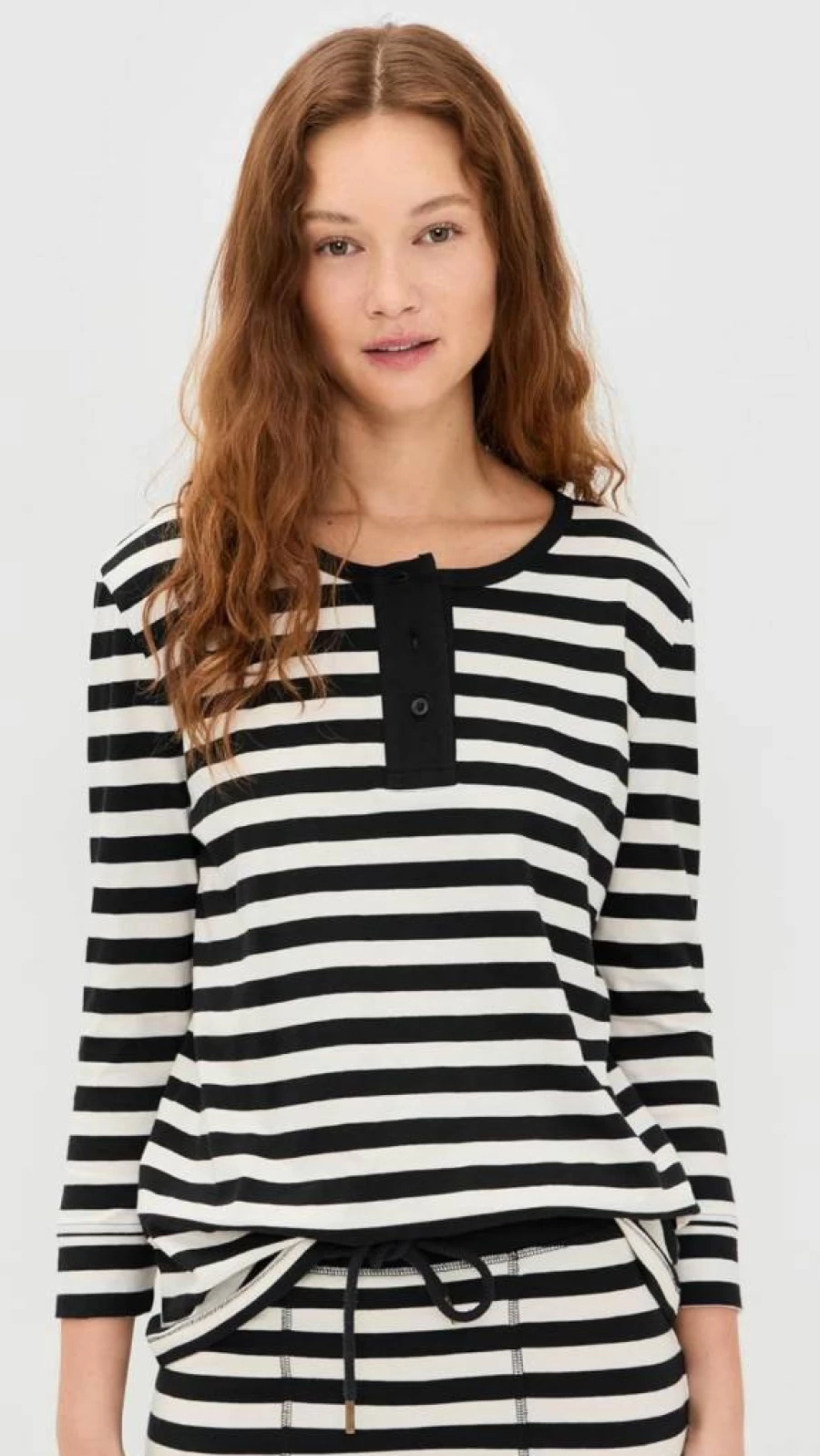 THE GREAT Women's Sleep Henley Nightshirt - Soft Comfortable Sleepwear