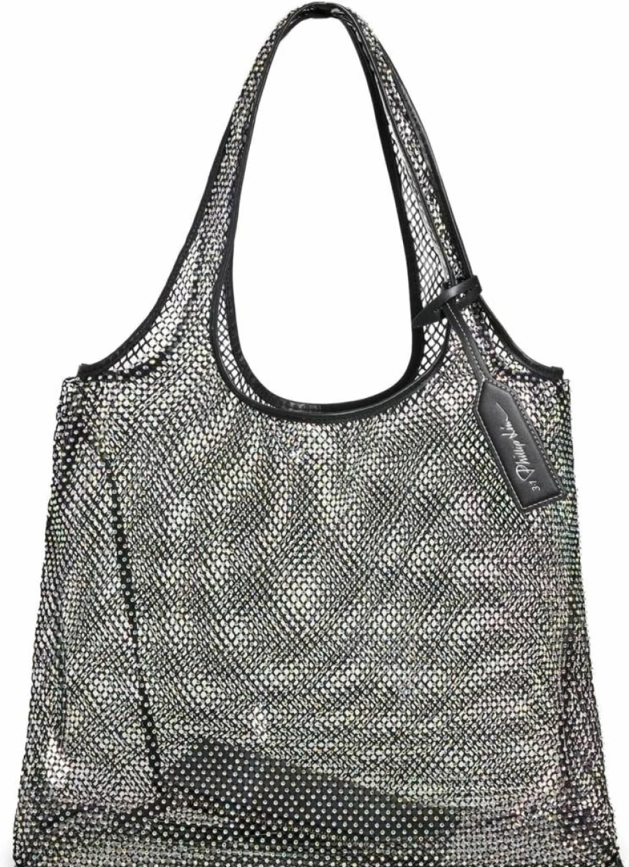 3.1 Phillip Lim Women's Crystal Mesh Tote Bag - Elegant Designer Market Tote for Women