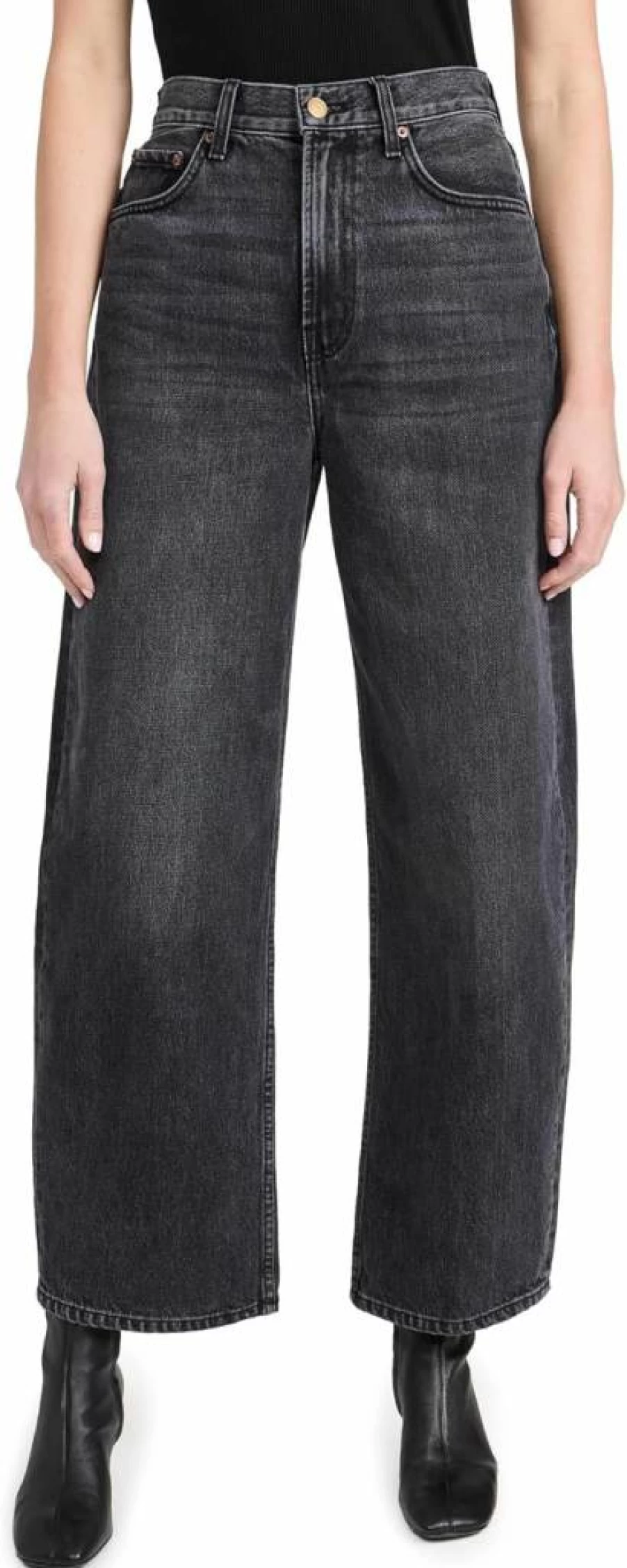 B SIDES Women's Leroy High-Rise Slim Fit Jeans for Casual Wear