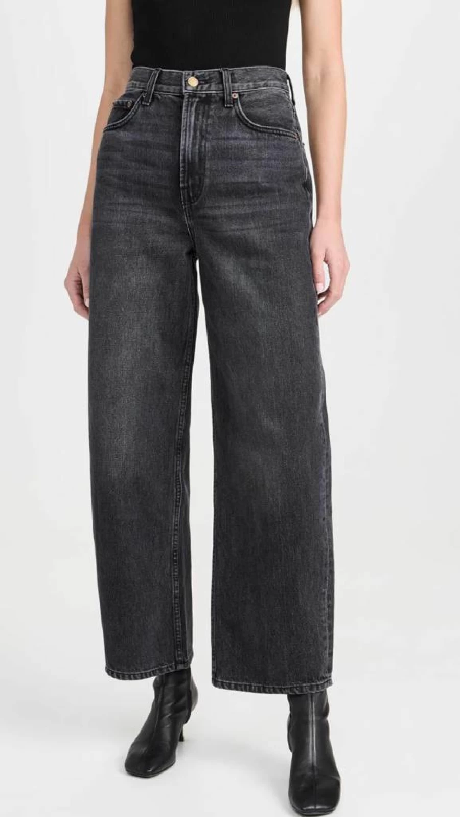 B SIDES Women's Leroy High-Rise Slim Fit Jeans for Casual Wear