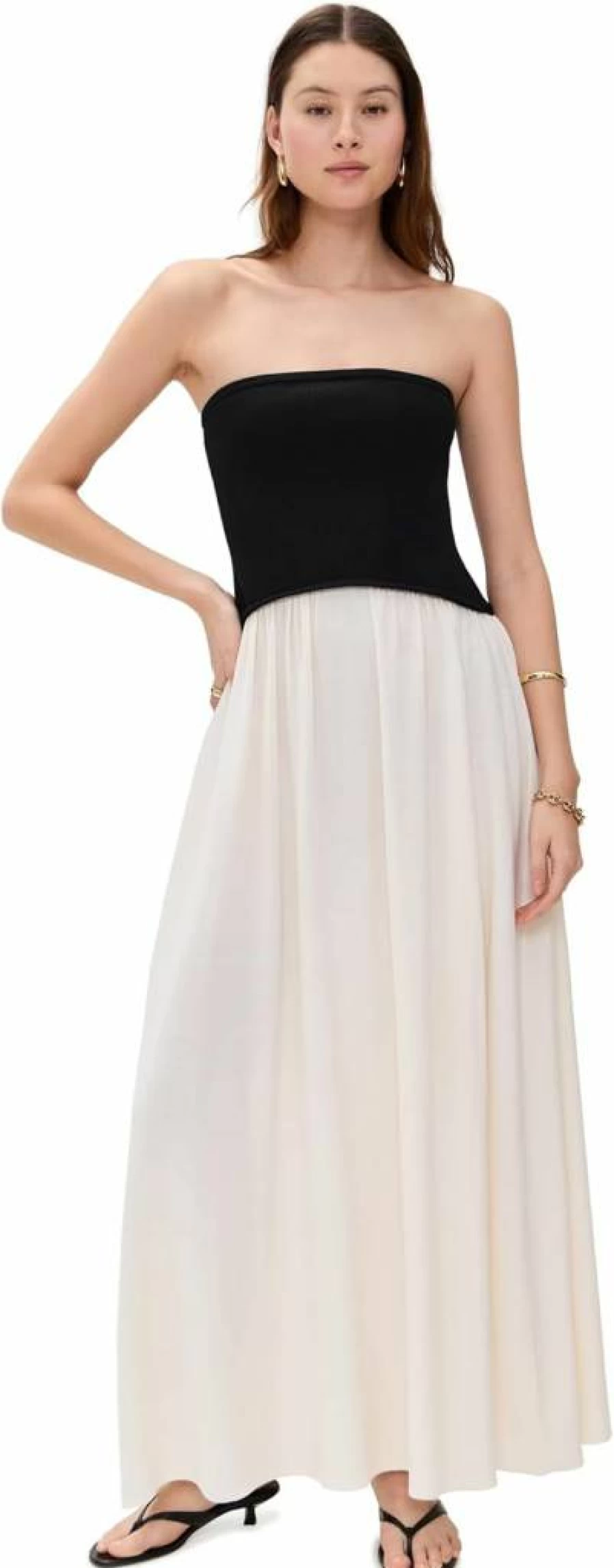 Solid & Striped Women's Strapless Soglio Dress - Elegant Beach & Evening Gown