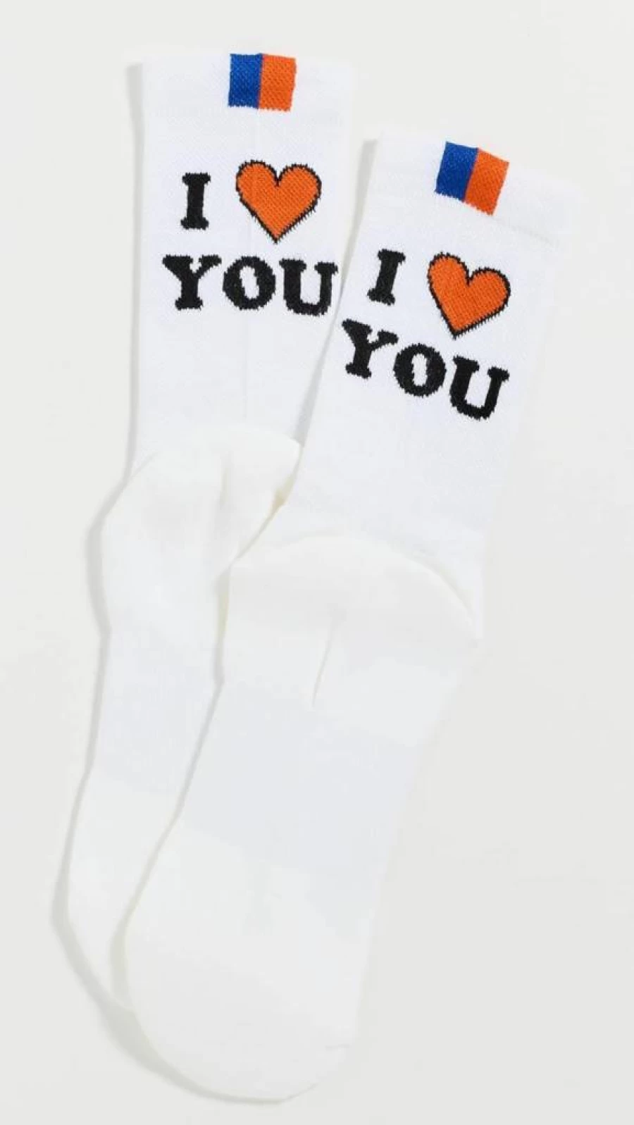 KULE Women's "I Love You" Novelty Socks - Fun & Comfortable Crew Socks for Her