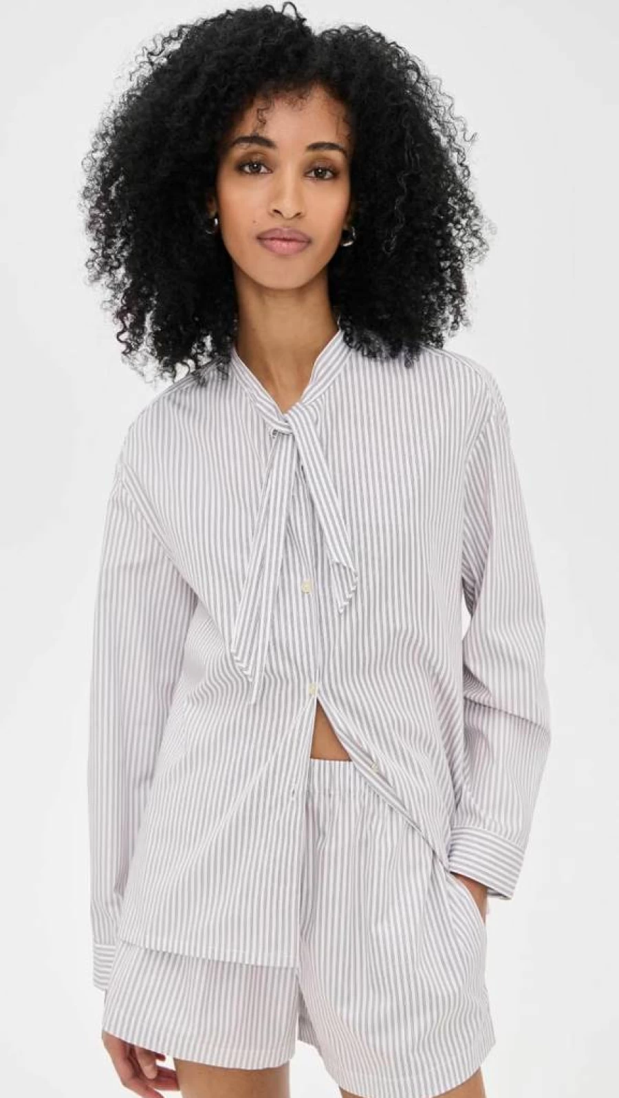 Leset Women's Yoshi Tie-Front Shirt - Stylish Casual Blouse for Women