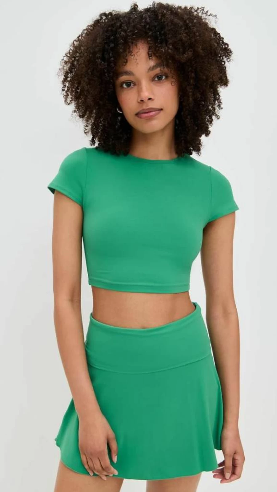 Year of Ours Women's Studio Cropped T-Shirt | Soft Cotton Short Sleeve Tee