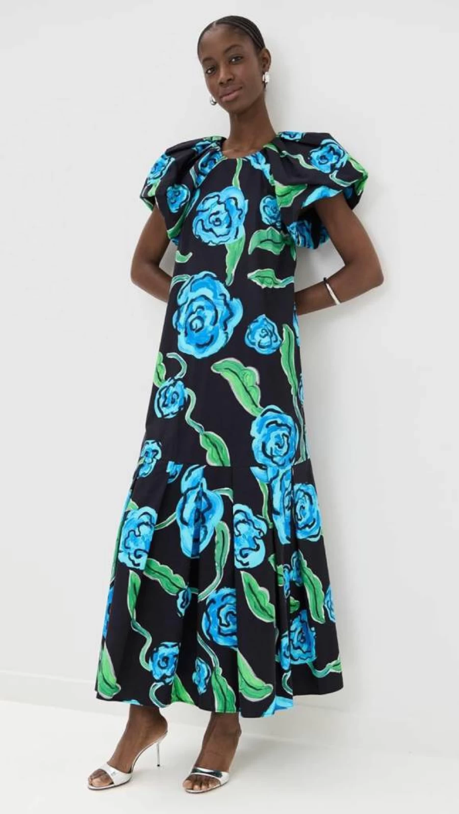 De Loreta Women's Damasco Dress - Elegant Floral Summer Dress