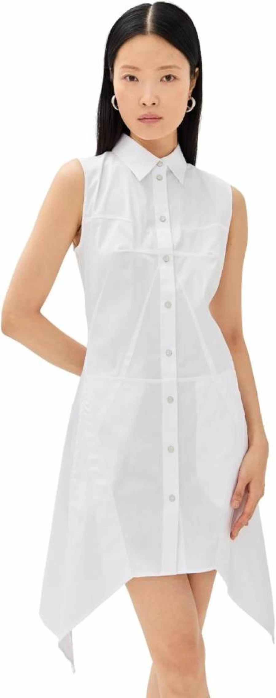 Helmut Lang Women's Bustier Shirt Dress - Stylish Corset Top and Mini Dress Fashion
