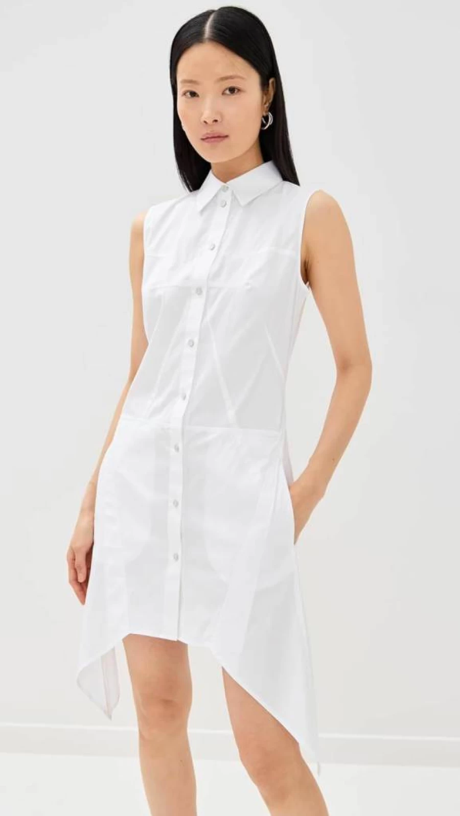 Helmut Lang Women's Bustier Shirt Dress - Stylish Corset Top and Mini Dress Fashion