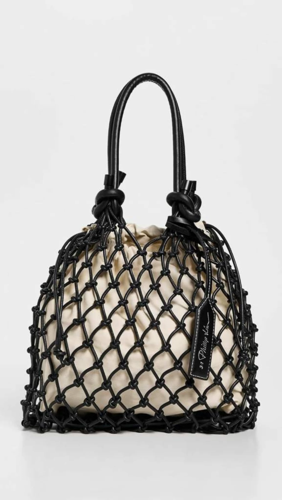 3.1 Phillip Lim Women's Macrame Mini Sac Crossbody Bag - Handwoven Bohemian Purse for Women