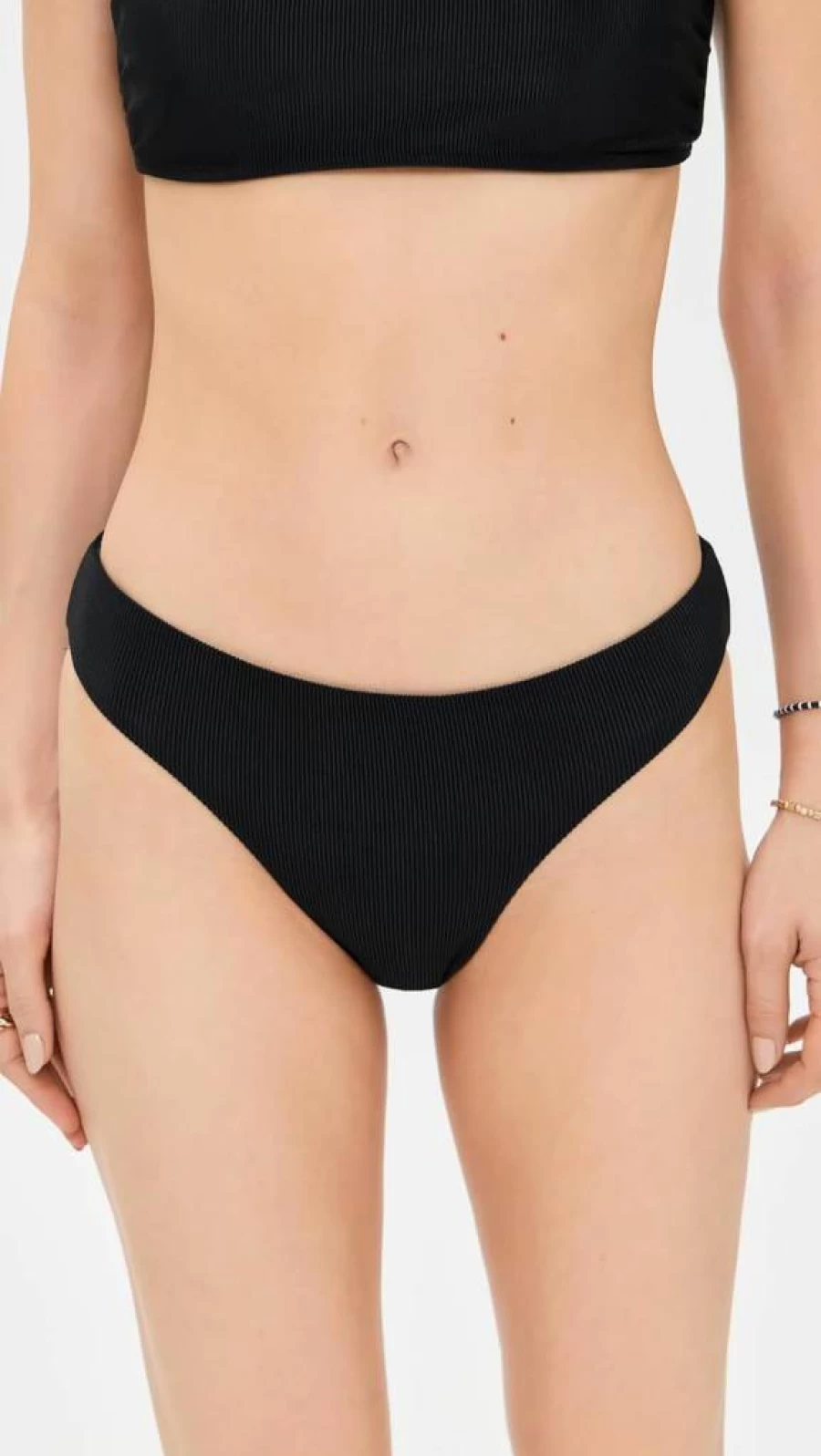 Beach Riot Women's Amarie High-Waisted Bikini Bottoms | Swimwear for Women | Trendy Beachwear