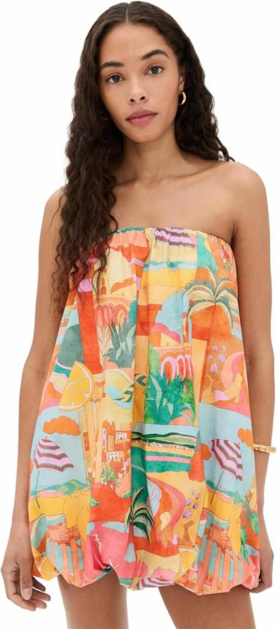 Show Me Your Mumu Women's Beverly Bubble Hem Dress - Flowy Casual & Party Wear