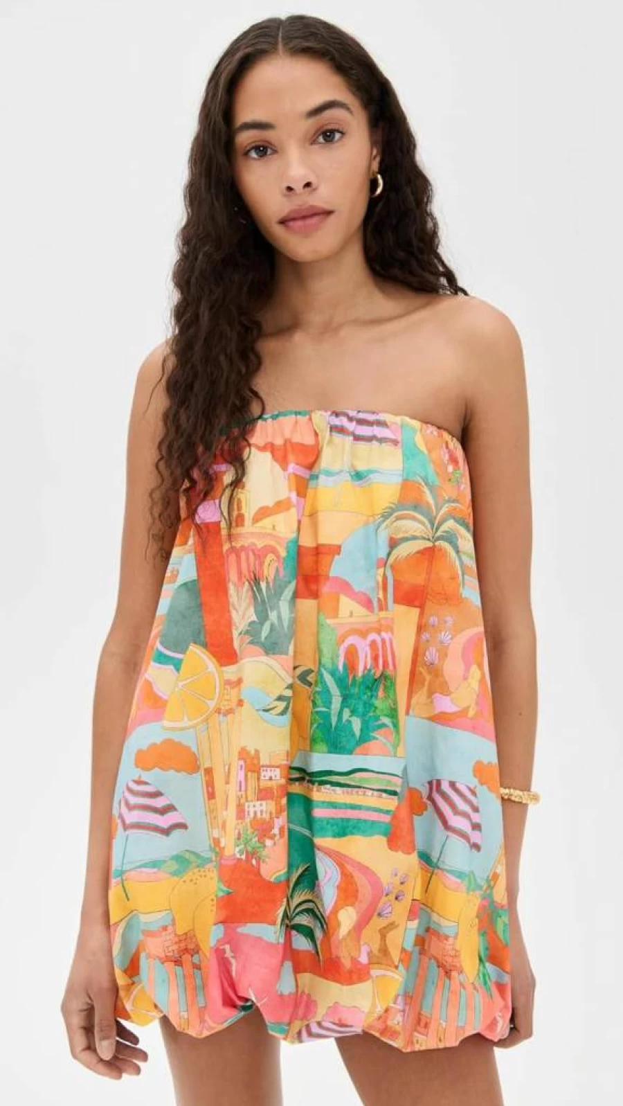 Show Me Your Mumu Women's Beverly Bubble Hem Dress - Flowy Casual & Party Wear