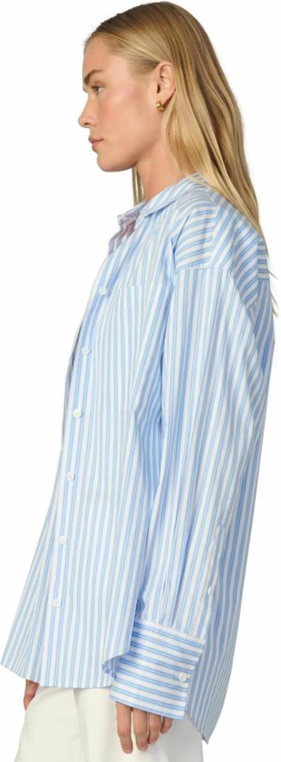 Joe's Women's Boyfriend Button-Down Shirt Long Sleeve Casual Comfort Fit Top